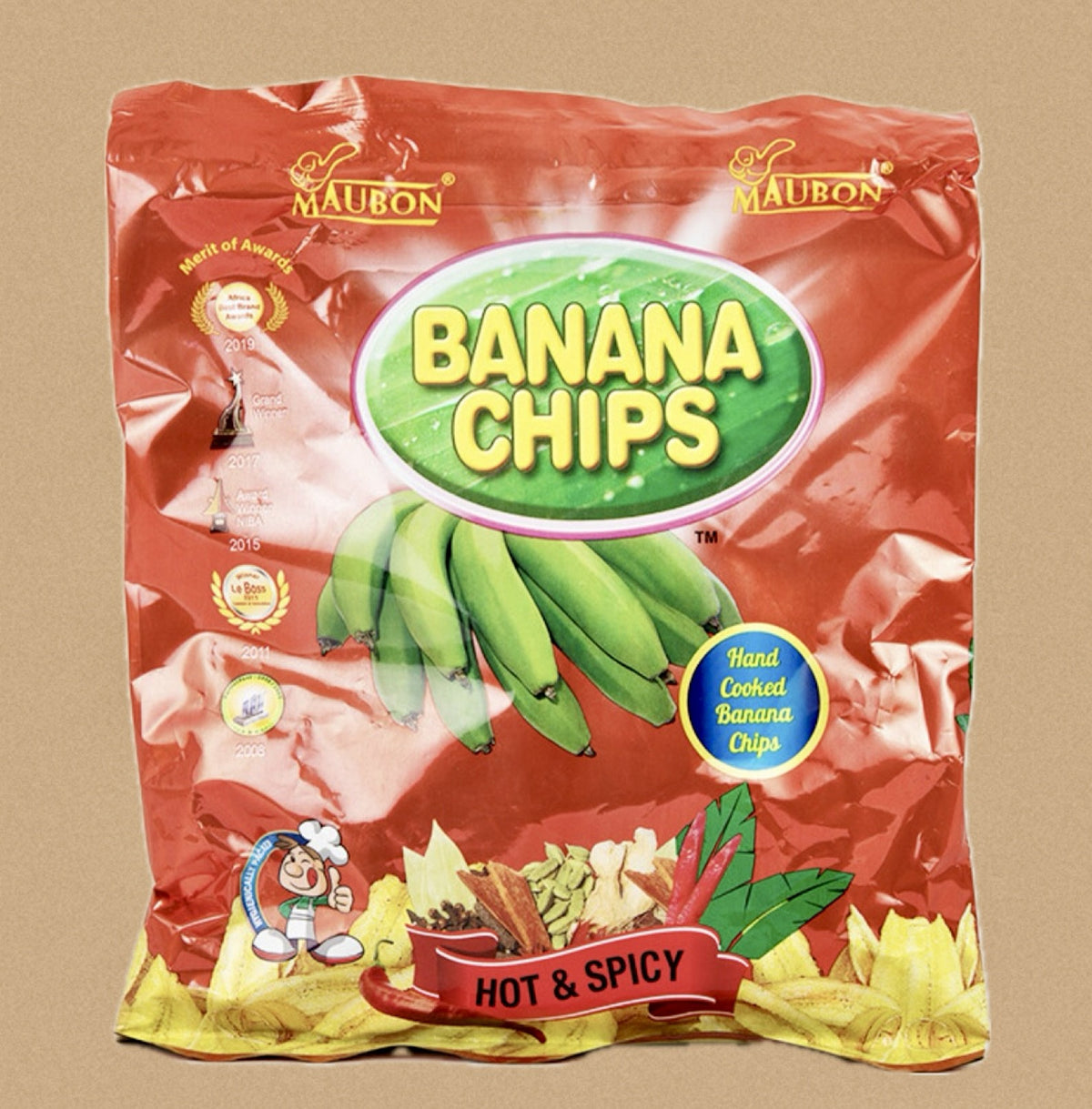 Maubon Banana Chips (Original or Spicy)