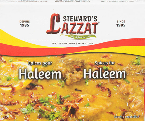 Steward's Lazzat Spices (Fish Curry, Haleem, Vindaye, Kalia, Biryani, Pickle)