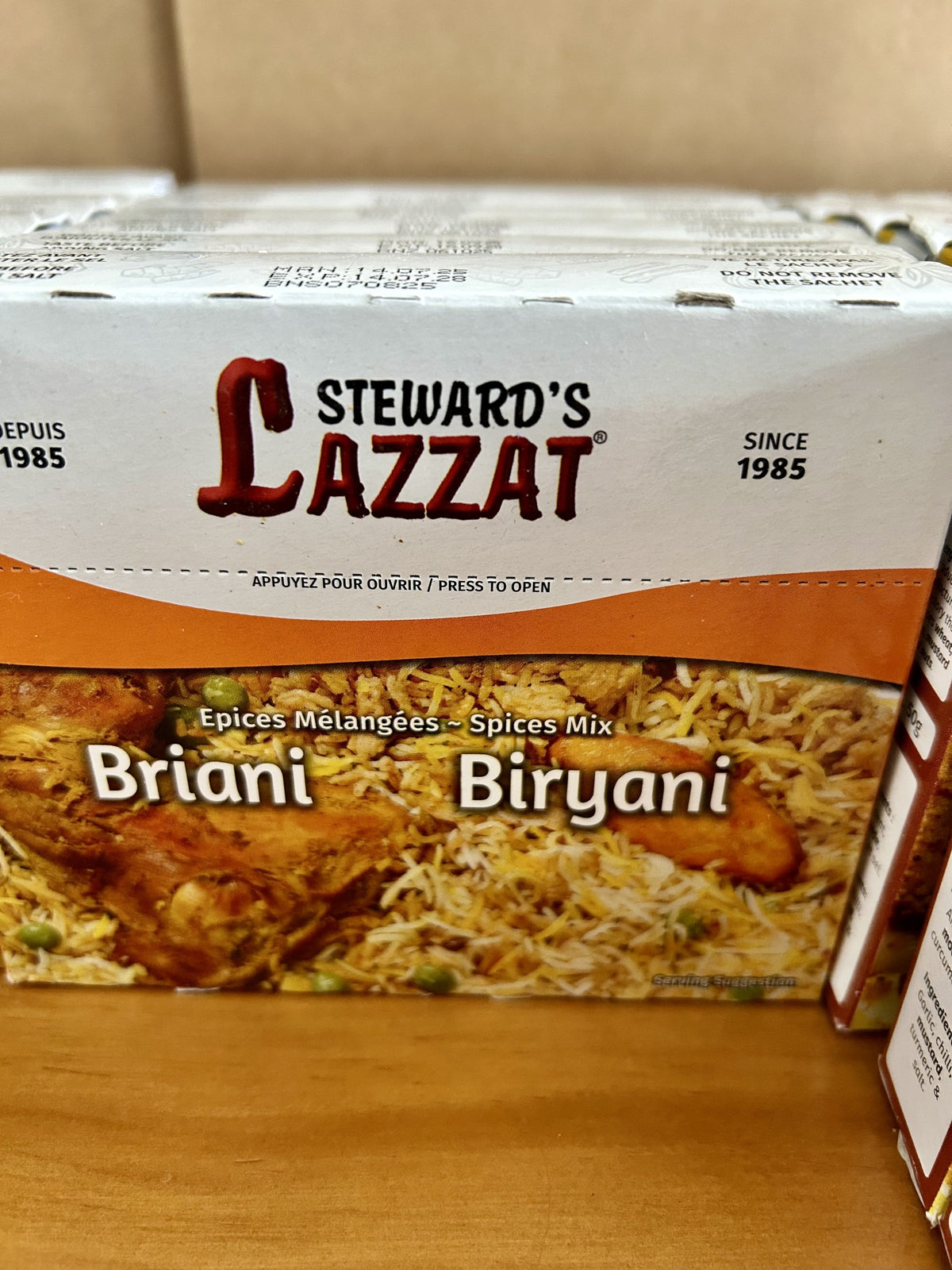 Steward's Lazzat Spices (Fish Curry, Haleem, Vindaye, Kalia, Biryani, Pickle)