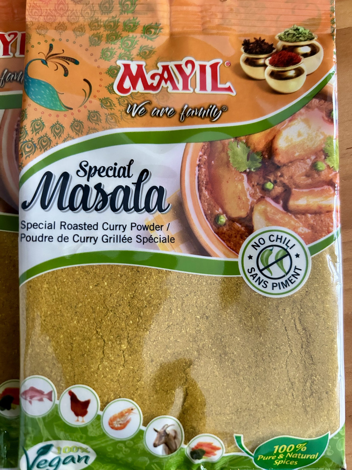 Mayil Masala (Mild or No chilli)